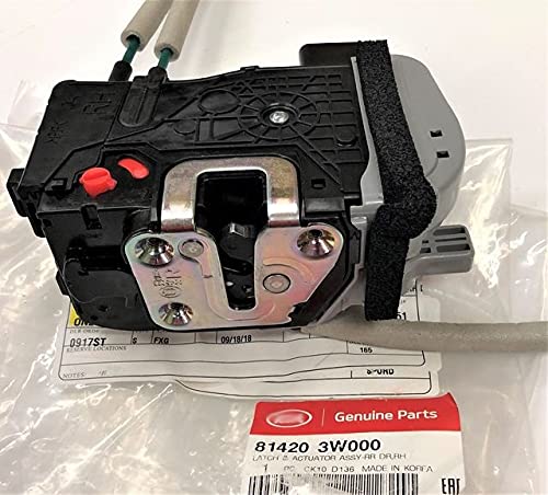 Image of Genuine OEM 81420-3W000 Rear Door Latch & Lock Actuator, RH / 814203W000 for Kia Sportage 2011-2016