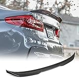 MCARCAR KIT G30 Real Carbon Fiber Trunk Spoiler for BMW 5 Series G30 2017-2022 520i 530i 540i F90 M5 Sedan Rear Boot Highkick Wing Lip Car Roof Window Top Wing Lip Facotry Outlet (A Style)