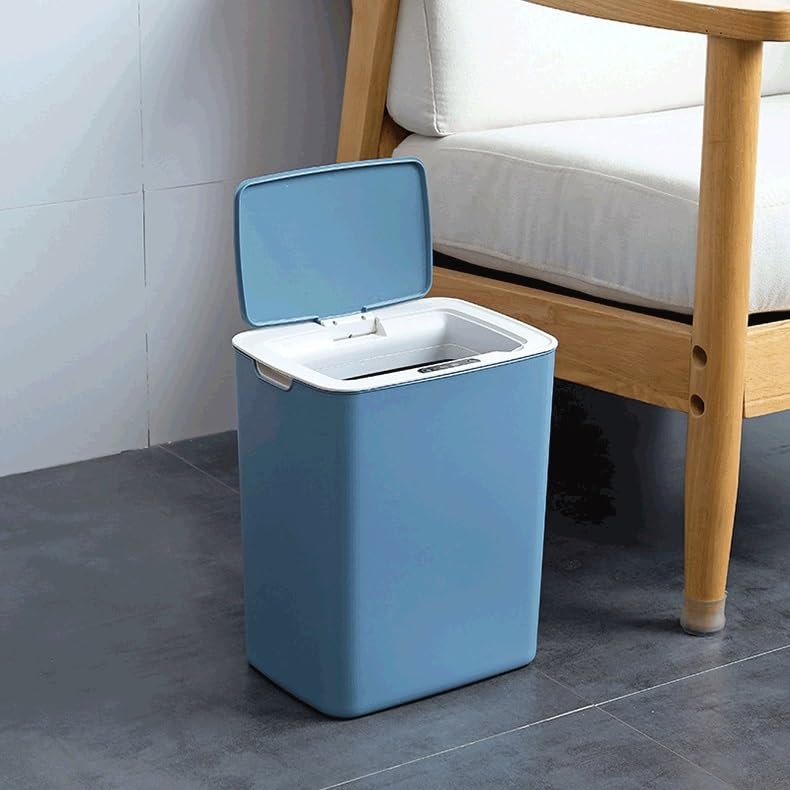 Smart Bathroom Trash Can Automatic Bagging Can Touchless Narrow Smart Sensor Garbage Bin Smart Home image 4