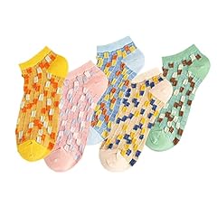 5 Pack-multi Mosaic Check Plaid