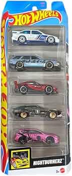 Amazon.com: Hot Wheels Nightburnerz Diecast Cars, 5-Pack