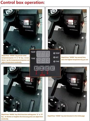 Máquina de prensa térmica 10 en 1 para sublimar miniatura 6