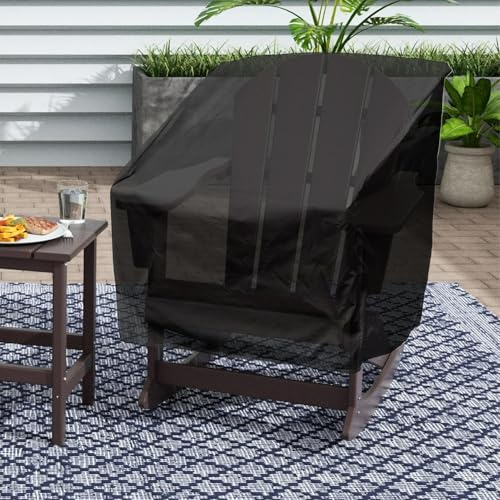Housse imperméable pour fauteuil pivotant en tissu 420D premium, protection jardin haute résistance - 4