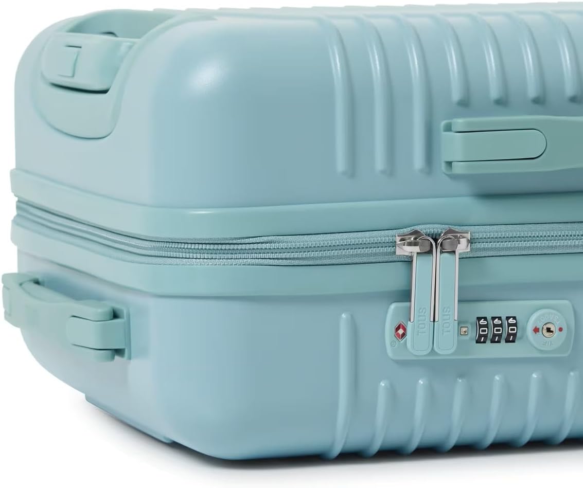 TOUS Women Hard case and Swivel castors, Turquoise