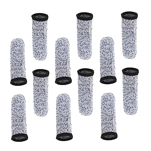 COLLBATH Finger Glove Cut Protection 6 Pairs Reusable Comfortable for Kitchen Garden Craft