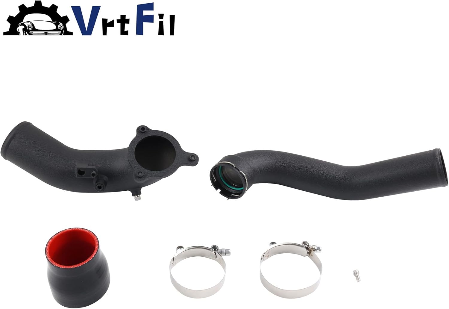 3 Inch Pipe Aluminium Intake Charging Tube Compatible with BMW B58 Turbo Charge Pipe 340i 540i/ix 740i/ix F30 G30 G31 G11 3.0 2016-2019