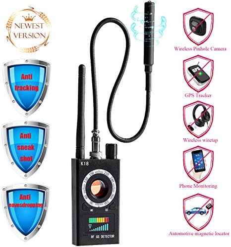 Bug Detector rf Signal Detector Anti Spy Detector Hidden Camera Pinhole Laser GSM Device Car GPS Tracker Anti…