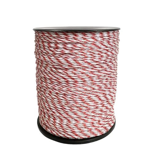 Fil de clôture électrique 3mm polywire 500m à 9 brins pour barrière d'élevage de chevaux