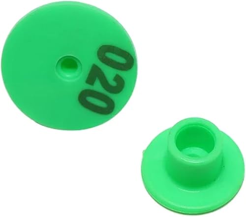 Sheep Ear Tags 200 Pcs Pig Sheep Ear Label Goat Identification Identification Card Tag Livestock Ear Signage Anti-Shedding Laser Print Labels for