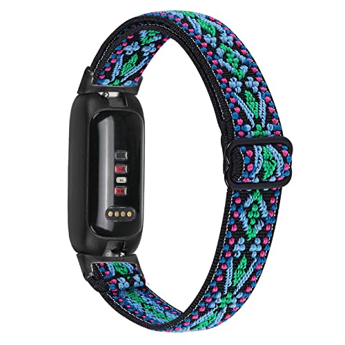 �����p�x���g For Fitbit Inspire 3��p�݌v �ւ��x���g �i�C�����e�� �L�k���S���o���h �X�g���b�`�o���h �ȒP�Ɏ�t (�O���[��)