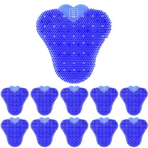 Modern Must Haves US-001 Anti-Splash Deodorizer Urinal Screen Mats (10 Pack) | Premium Long Bristle Splash Reducing Urinal Cake | Lasting Odor Freshener thumb #5