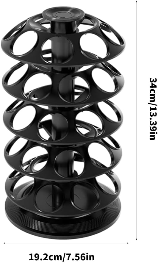 Sturdy ABS Coffee Storage Rack Stores 40 Pods Rotating Design