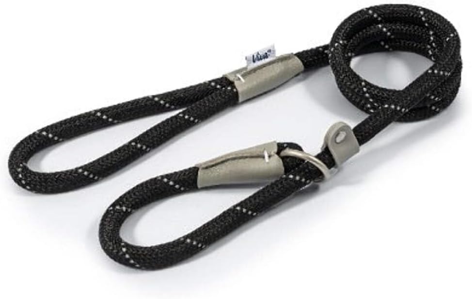 Viva Rope Slip Lead Reflective Black 1.2 m x 12mm