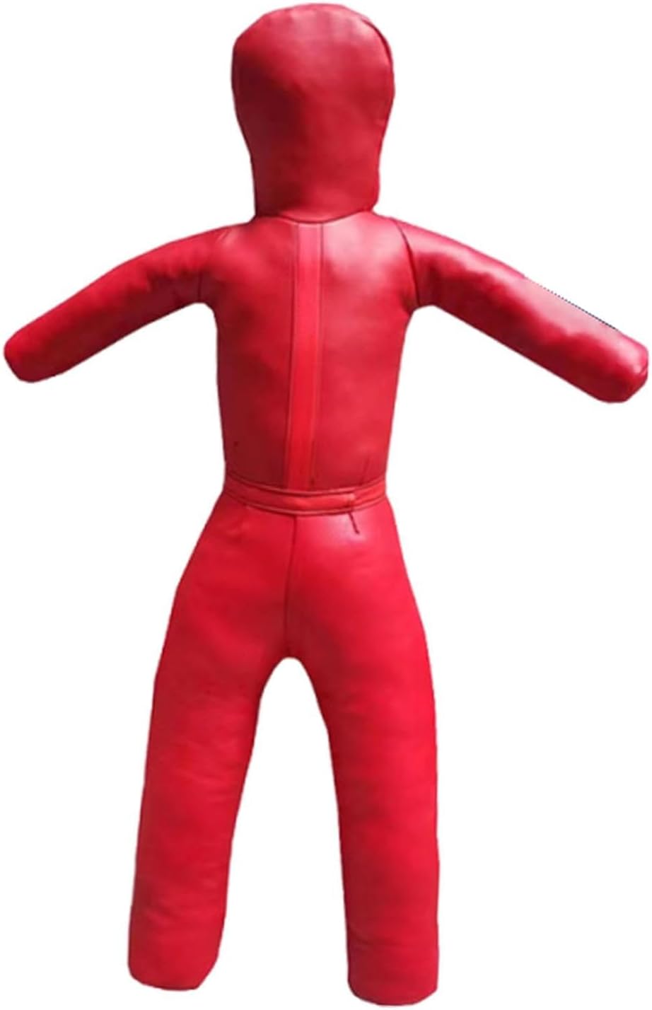 Fighting Training Punching Unfilled Taekwondo Portable Karate Training Prop Sturdy Multiuse 43.3 Inch Tall PU Leather Pedestal Bag