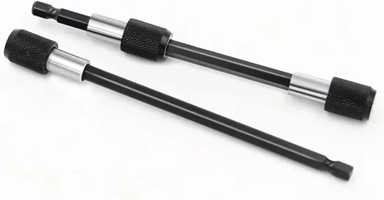 Hexagonal Quick Release Self-locking Extension Rod Electric Drill Driver Extension Rod Tool 3/4Pcs(PURPLE)