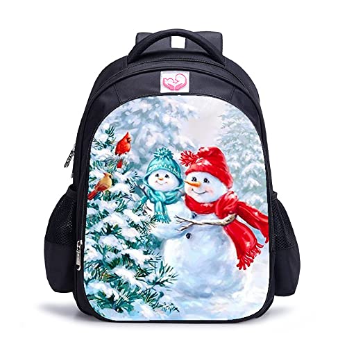 Sac à dos imprimé 3D bonhomme de neige, idée cadeau enfant
