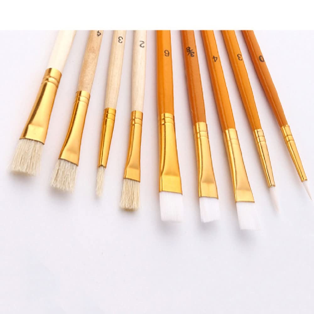 25-teiliges Set Nylonhaarpinsel für Öl-, Acryl- und Aquarellmalerei, Malpinselstift, Künstlerbedarf, Schreibwaren,