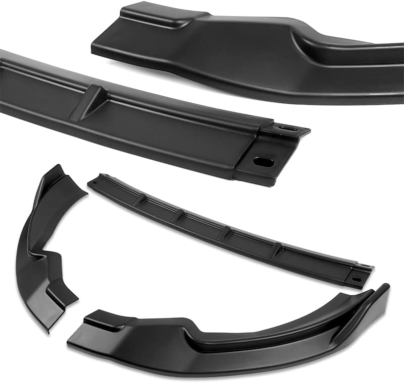 3PCS Front Bumper Lip Kit fit for Compatible with 2013-2020 Nissan 370Z, GT-Style Splitter Trim Protection Spoiler, Air-Dam-Chin-Diffuser (Unpainted Matt Black)