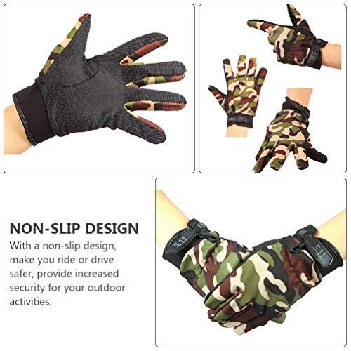 CLISPEED Luvas de Tela de Inverno Tempo Frio Luvas Quentes Treino de Corrida de Treinamento de Cicli