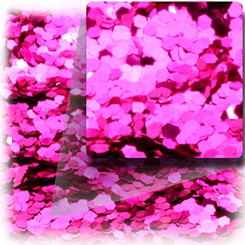 The Crafts Outlet Glitter Powder, 4-OZ/112-g, Fine 0.040in, Hot Pink