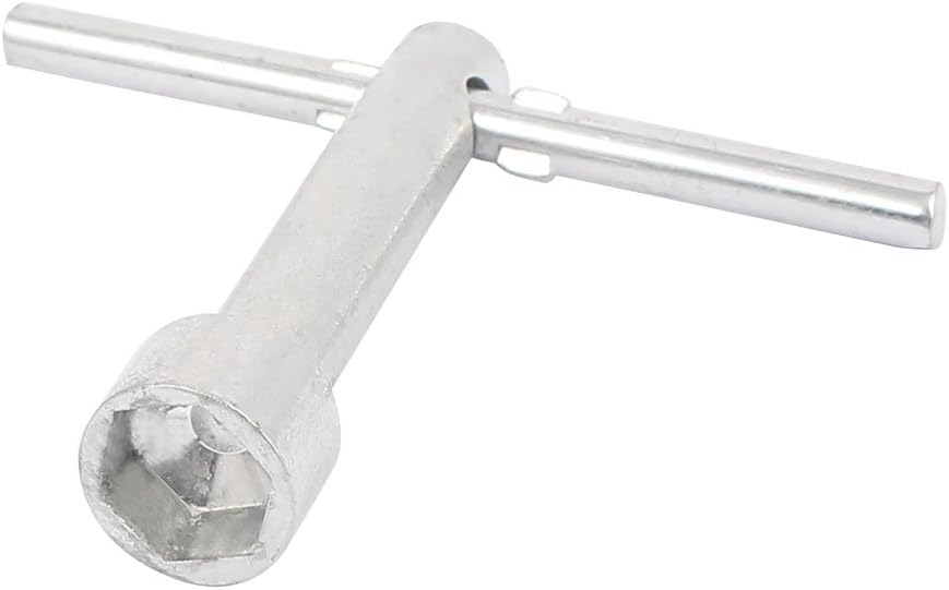 uxcell 65mmx55mm 10mm Hex Socket T Shape Handle Wrench Deep Nut Driver