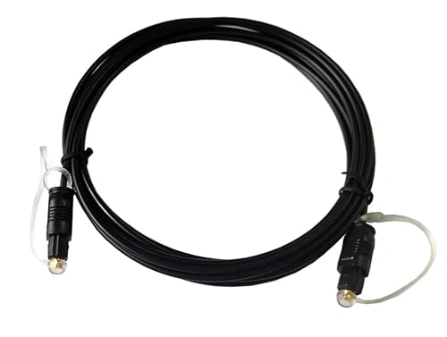 Miniatura 2 de easyday Cable de audio óptico digital Toslink Cable de fibra óptica para cine en casa, barra de sonido, TV, PS4, Xbox, Playstation y más (9.8 ft)