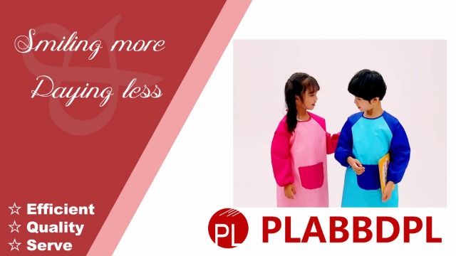 Tablier Peinture Enfant Imperméable - Manches Longues Réglables - 5-11 Ans - Pour Art Et Cuisine