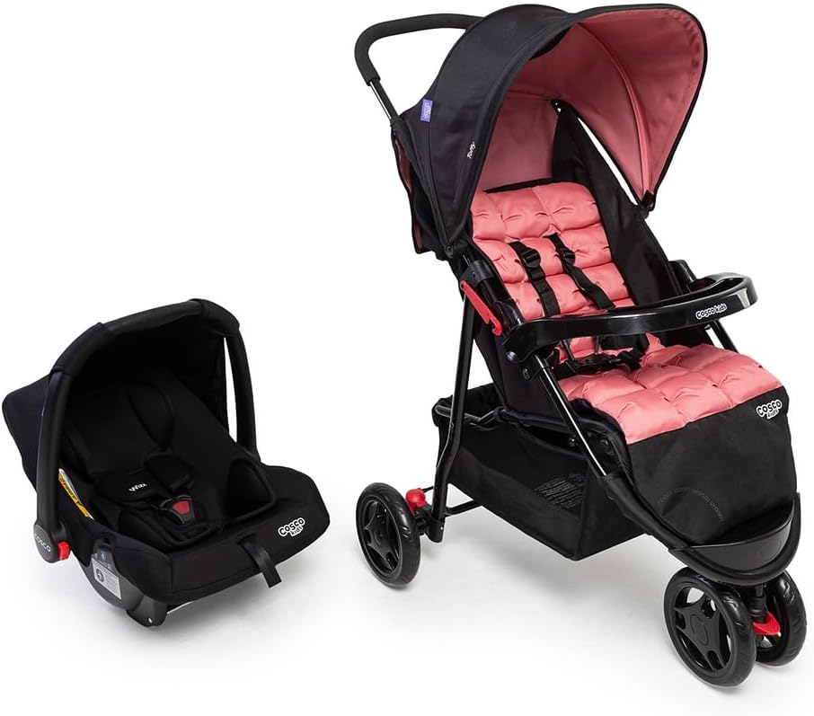 Imagem do produto Travel System Cosco Kids, Toffy Duo, Rosa Noite
