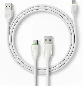 Cabo Micro-USB para USB TURBO 1M – Carregamento Rápido 3.0, Transferência de Dados, Reforçado e Durável – Compatível com Android, Samsung, Motorola e Xiaomi