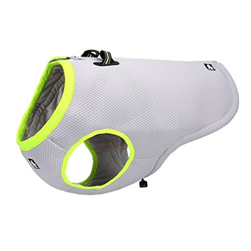 Sgoda Dog Cooling Vest Harness Cooler Jacket Grey Green Medium #TOP6