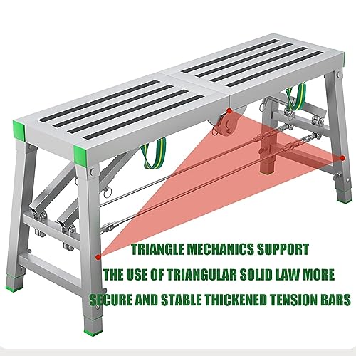 Plate-Forme de Travail Pliable en Acier avec Hauteur Réglable