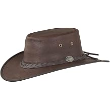 Barmah Hats Squashy Bison Leather Hat - Item 1085