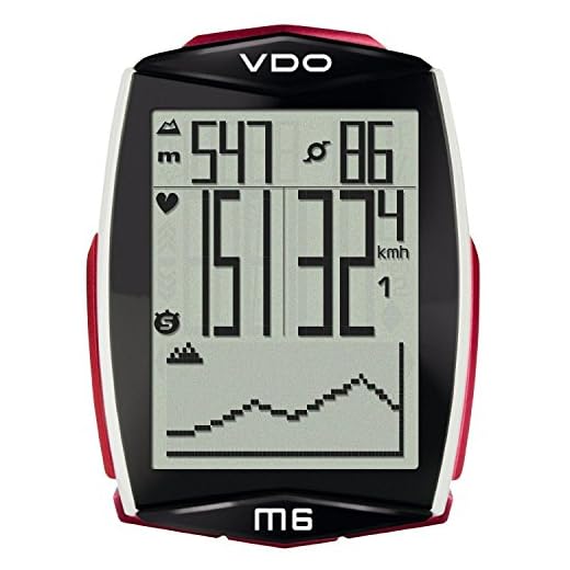 VDO M6.1 Ordenador de ciclo,Negro
