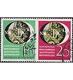 briefmarken berlin 1951  Goldhahn BRD Nr. 141-142 gestempelt Wuppertal 1951 Briefmarken für Sammler