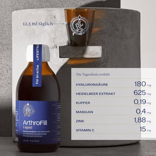 Hyaluron Drink ArthroFill Liquid zur Unterstützung der Gelenke