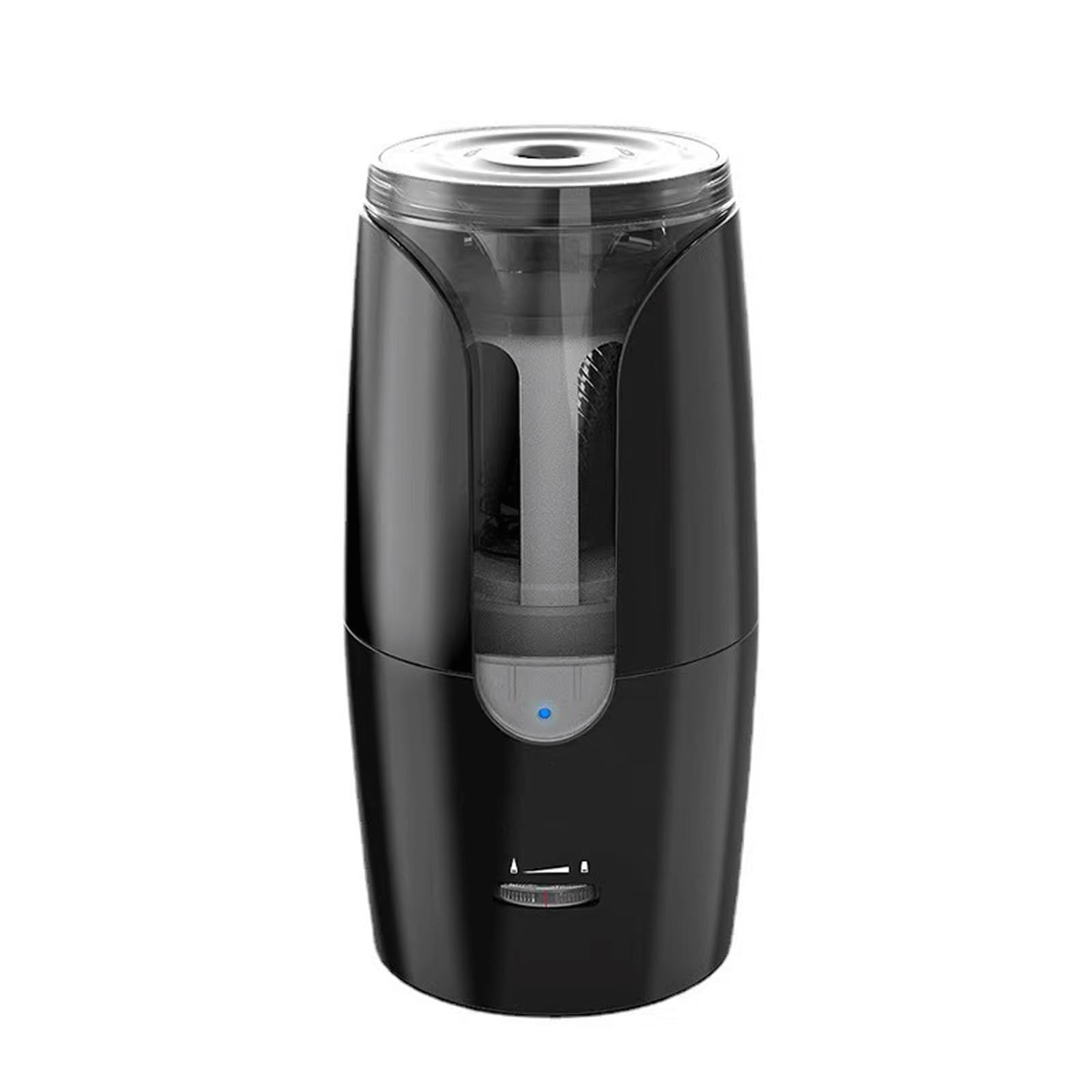 Temperamatite Elettrico Automatico Ricaricabile, Ideale per Uso Scolastico da 6-12 mm (Nero)