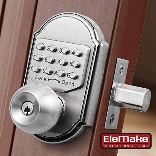Keyless Entry Door Lock Deadbolt Stainless Steel 304 Keypad Mechanical