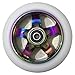 aibiku 110mm Pro Stunt Scooter Wheel with ABEC-9 Bearings Fit for Fuzion/Envy/MGP/Lucky TFOX/Vokul Pro Scooters - Colorful(Pair)