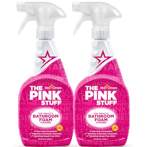 Stardrops - The Pink Stuff - The Miracle Bathroom Foam Cleaner 750ml 2-Pack Bundle