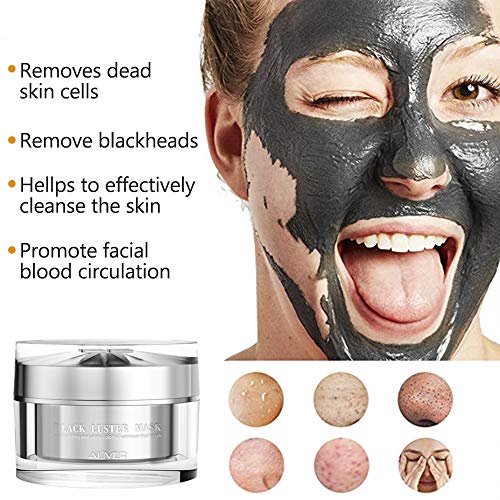 find back Facial Mask Magnetic Kit, Moisturizing Magnetic Peel Off Face Mask, Anti-Aging Skincare Mineral-Rich Natural Dead Sea Mud Mask Deep Pore Cleaning, for Men and Women(50ml)