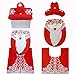 Produktbild FABSELLER 3-teiliges Weihnachts-WC-Sitzbezug für Toilettendeckel, Deckel und Toilettenvorleger, Weihnachten, Zuhause, Badezimmer, Schneemänner, Weihnachtsmann, Weihnachtsmann Long Beard Old Man