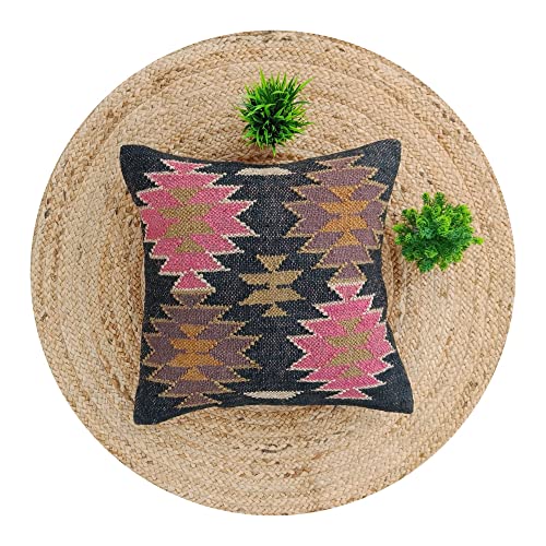 Trade Star 70% Jute 30% Wool Kilim Pillow Cover for Home by Trade Star - Used condition - Image 4