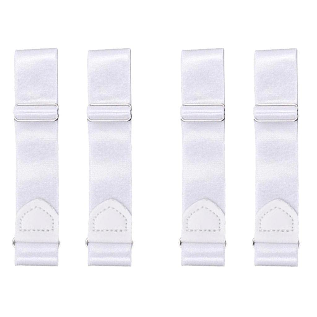 2 Pairs Adjustable Anti Slip Elastic Shirt Sleeve Holder Armband Garter Band | Mens Accessories | Key Chains Rings & Cases-image-33
