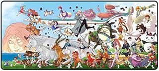 Ghibli Gaming Mouse Pad Mat - Professional XXL PC Desk Mat - Keyboard & Mouse Accessory - Japan Anime Art - Extended (70cm*30cm)