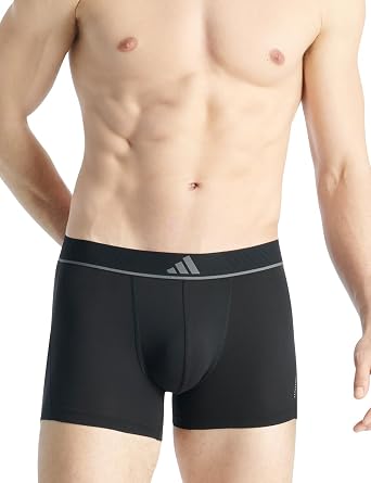 adidas Men's Trunk (3pk) - Active Micro Flex Eco - Bequeme Unterwäsche Shorts/Pants (pack of 3)