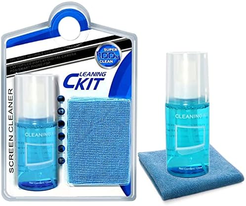 Quiclean Screen Cleaner Spray (500ML) with Microfiber & Lens Cleaner ...