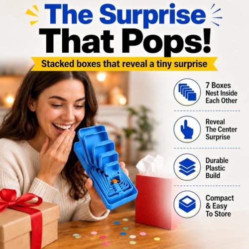 6-Layer Prank Gift Box with Mini Middle Finger, Funny Gag Gift - Image 2