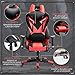 Vinsetto Silla Gaming Ergonómica Silla de Juegos Giratoria con Altura Ajustable Reposabrazos...