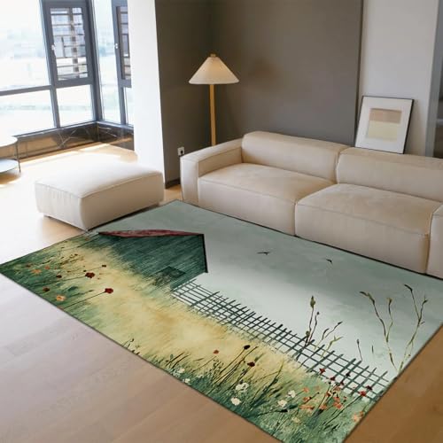 Tapis antidérapant sécurité enfant et animaux style campagnard - 3