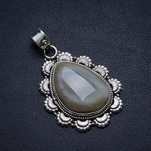 Pendentif Imperial Jasper StarGems argent 925 unique T2879